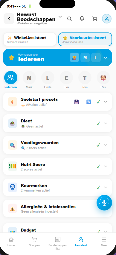VoorkeurAssistent